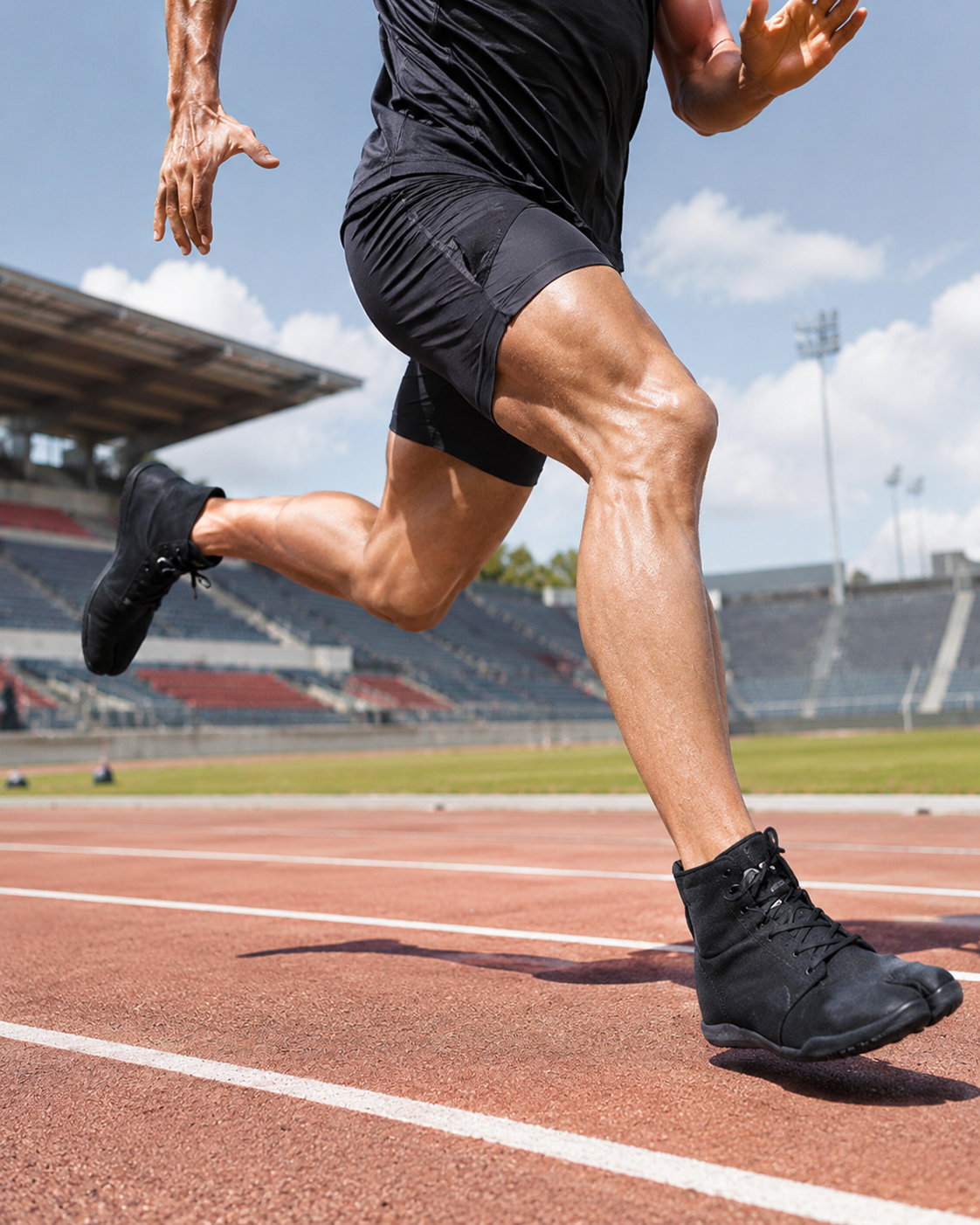Marugo Sports Jog II  Black Japanese Jika-Tabi Shoes