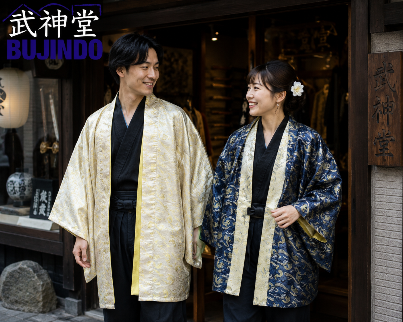 Japanese Koi Carp Pattern Hanten Jacket – Made in Japan