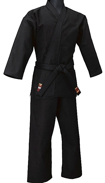 TOKAIDO KONGO SAB 金剛 HEAVYWEIGHT BLACK UNIFORM SET - Size 3.5 (155 cm) Tokaido