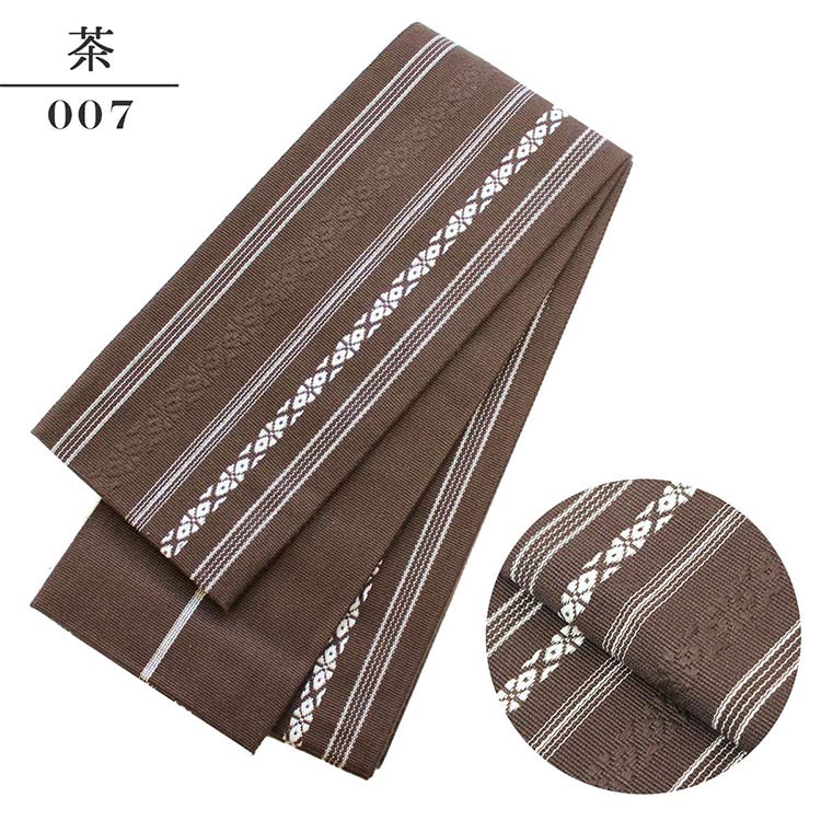 Kaku Obi Belt – Traditional Japanese Cotton Sash for Men – Made in Japan