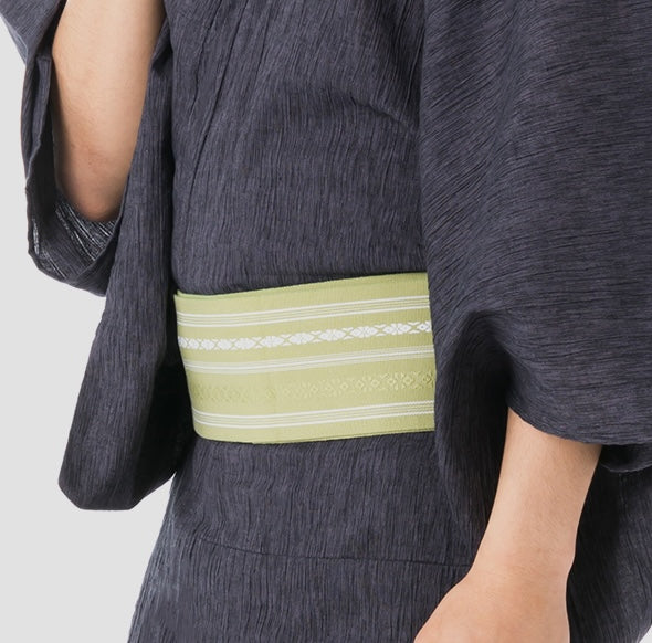 Kaku Obi Belt – Traditional Japanese Cotton Sash for Men – Made in Japan