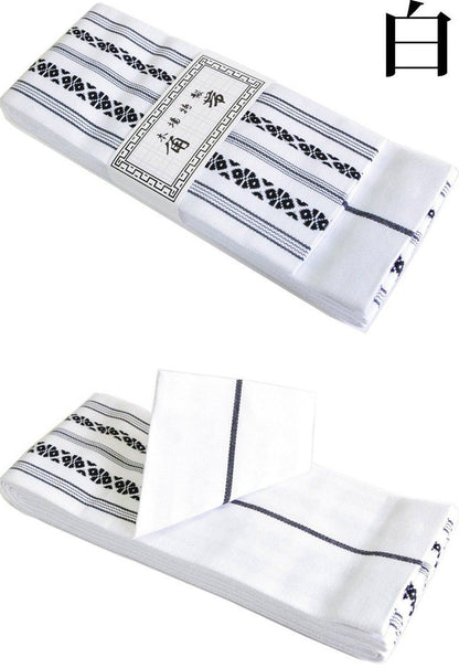 Kaku Obi Belt – Traditional Japanese Cotton Sash for Men – Made in Japan