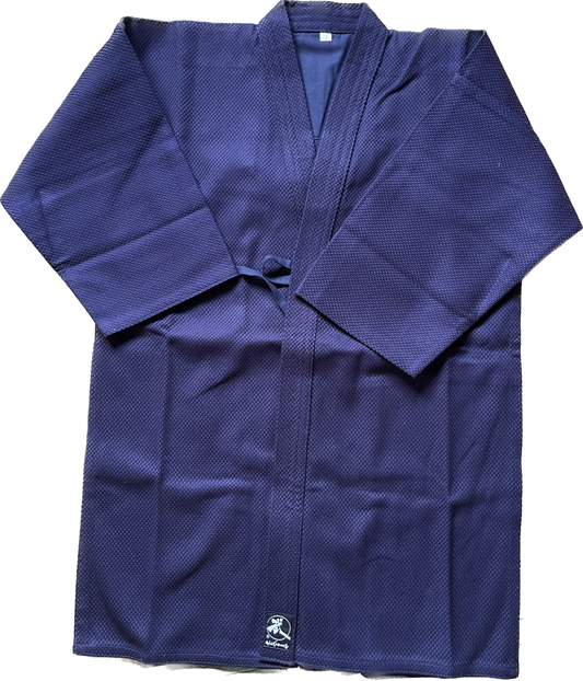 Kendogi Iro Dome - Navy Blue Cotton - Single Layer - Size 2L - Made in Japan