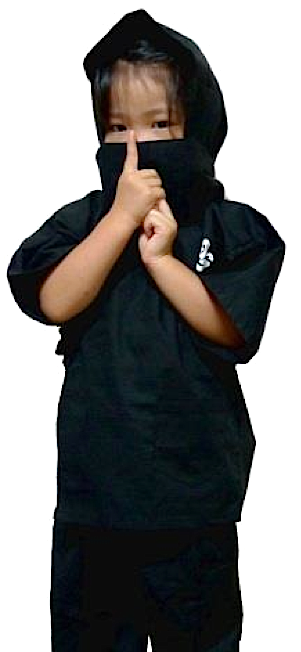 Kids Jinbei “Ninja Style” Made in Japan – Traditional Japanese Summer Outfit for Children
