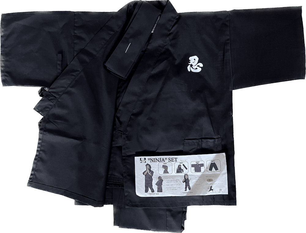 Kids Jinbei “Ninja Style” Made in Japan – Traditional Japanese Summer Outfit for Children