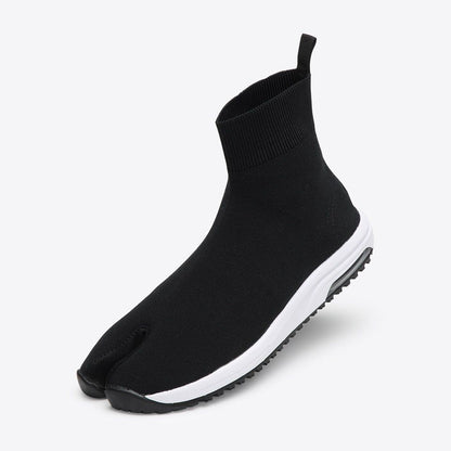 Knit Tabi Boots Black