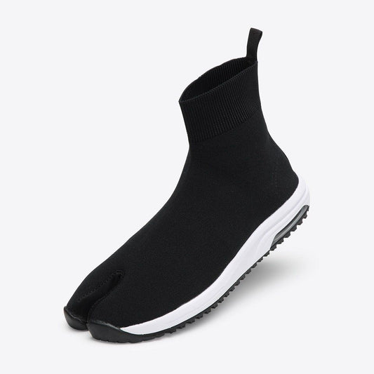 Knit Tabi Boots Black
