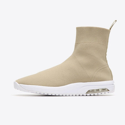 Knit Tabi Boots Beige