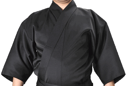 Luxury Iaido Gi Tozando – Black High-Quality Polyester – Size XL