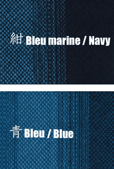 Luxury Samue Katsuojima Nanakoori  Cotton Blue / Navy Blue Made in Japan