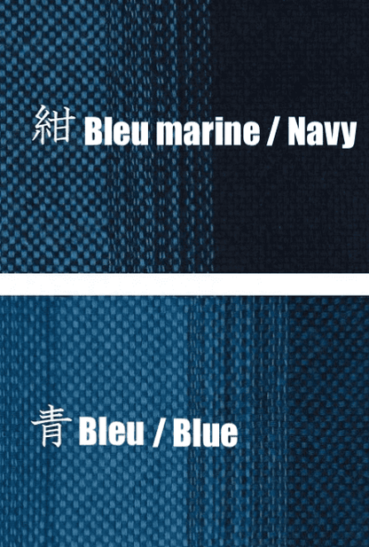 Luxury Samue Katsuojima Nanakoori  Cotton Blue / Navy Blue Made in Japan
