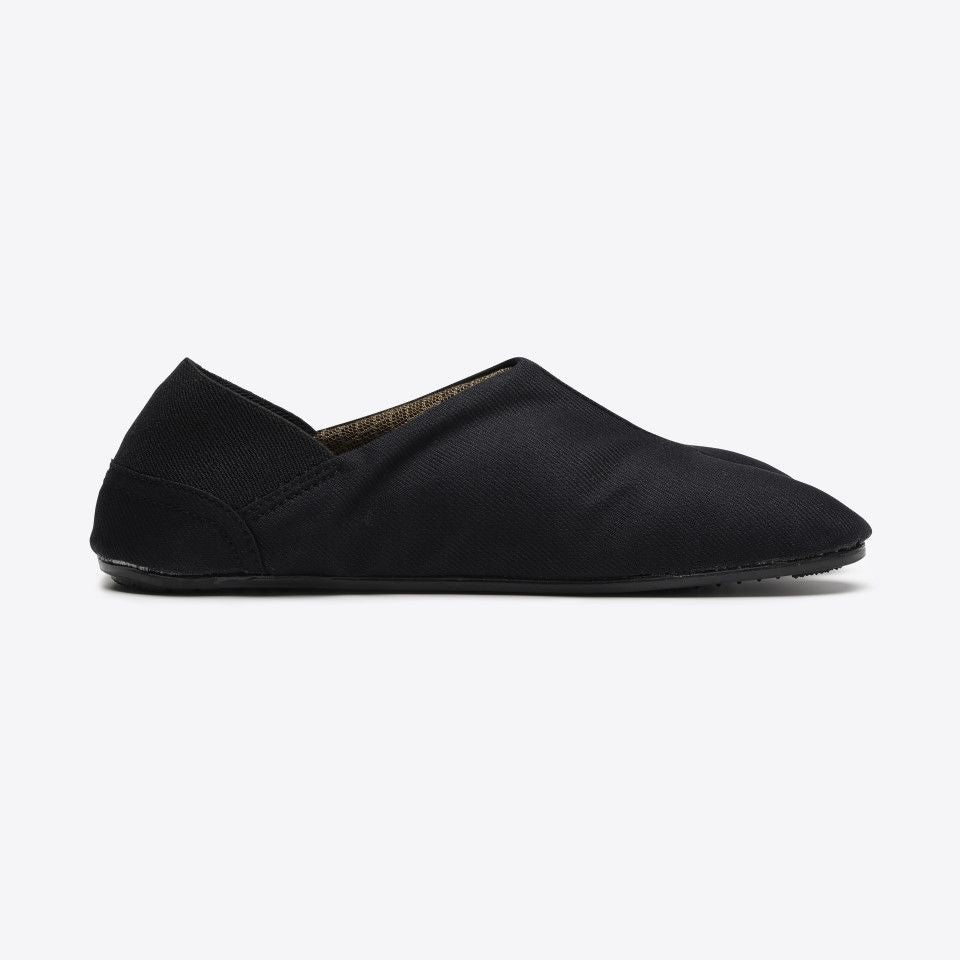 Mannen Tabi Shoes Black Marugo