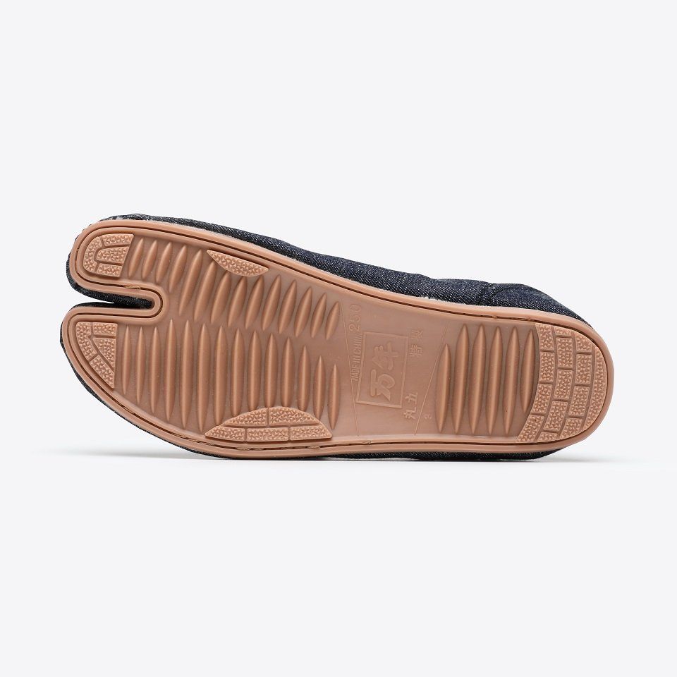 Mannen Tabi Shoes Denim Marugo