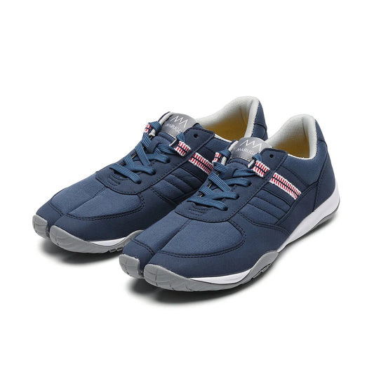 Marugo Sports Jog 3 Navy Blue Japanese Split-Toe Sneakers