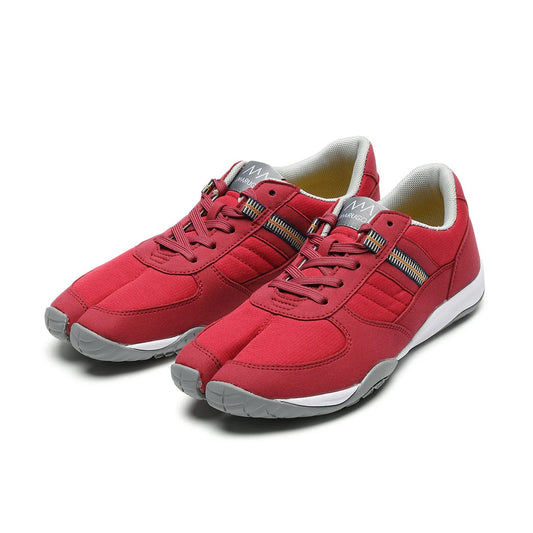 Marugo Sports Jog 3 Red Japanese Split-Toe Sneakers