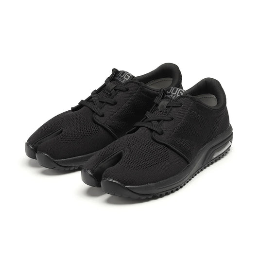 Marugo Sports Jog Black Japanese Jika-Tabi Sneakers