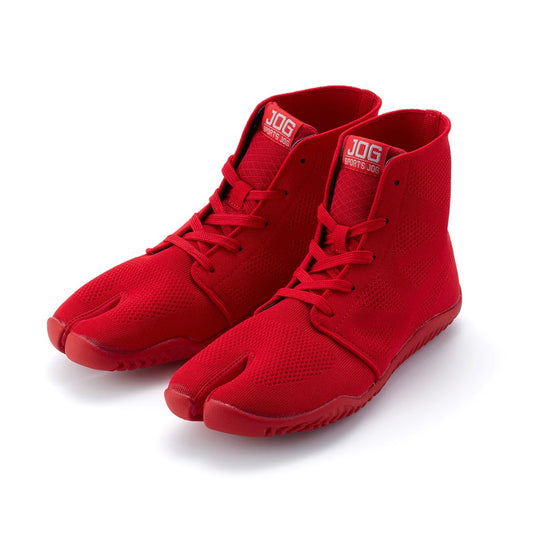 Marugo Sports Jog II Red Japanese Jika-Tabi Shoes