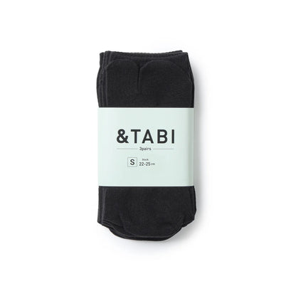 Marugo TABI 3 Pairs Black Tabi Socks – Made in Japan