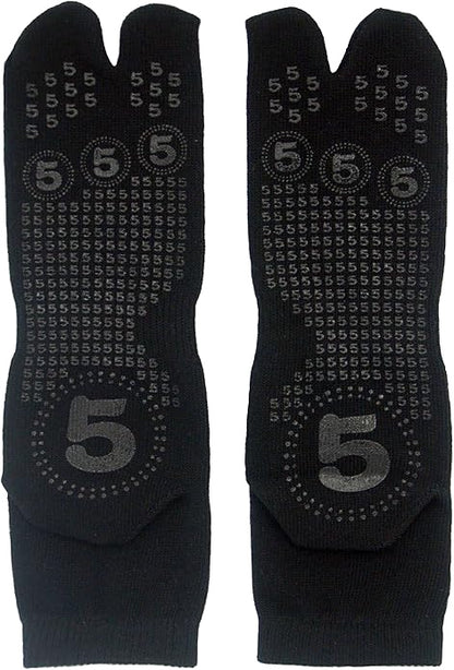 Marugo Black Cotton Ninja Tabi Socks – Made in Japan
