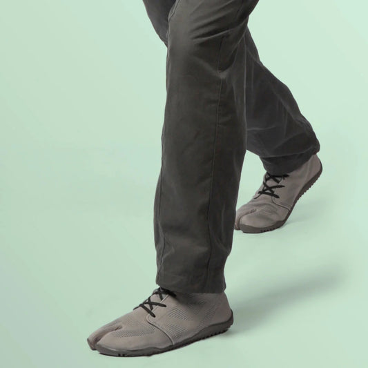 Marugo Sports Jog II Gray Japanese Jika-Tabi Shoes