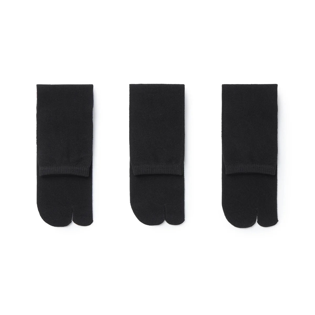 Marugo TABI 3 Pairs Black Tabi Socks – Made in Japan