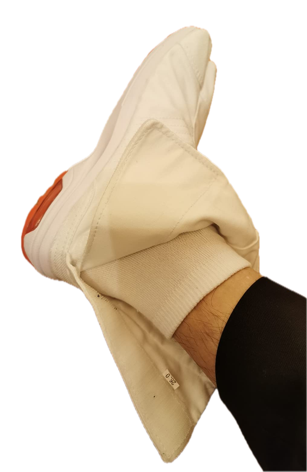 Marugo White Cotton Tabi Socks Made in Japan