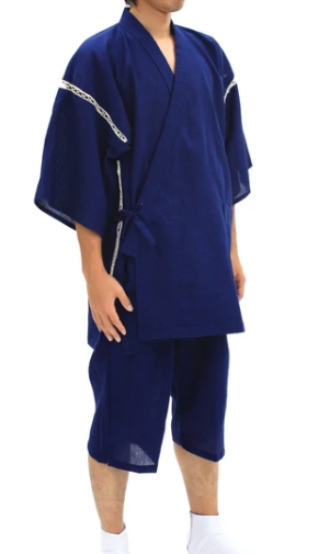 Men’s Awa Shijira Jinbei – Made in Japan