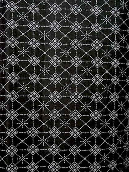 Men’s Japanese Yukata “Argyle” (Waritsuke Komon) Pattern Made in Kyoto, Japan