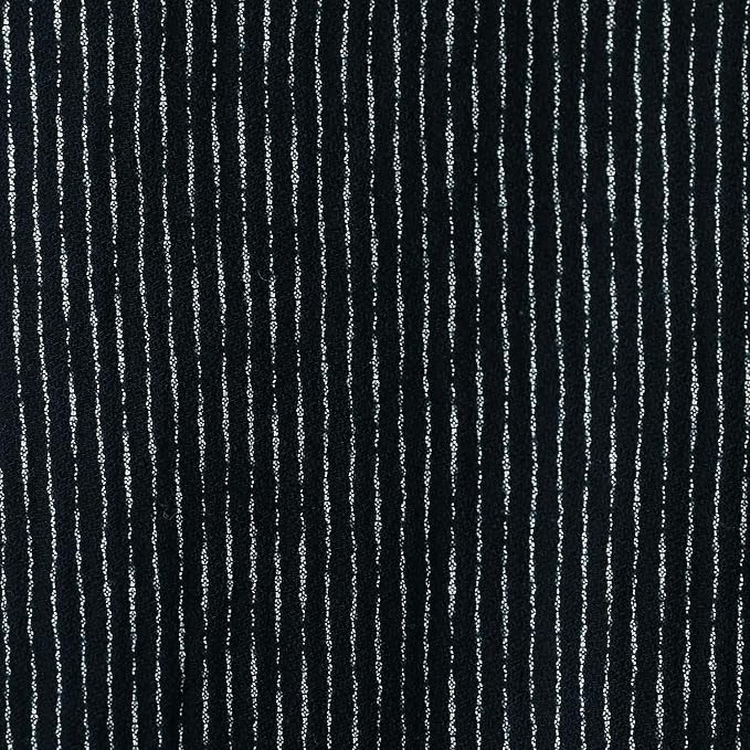 Men’s Kurume Chijimi Shirt – Black Stripes – Made in Japan