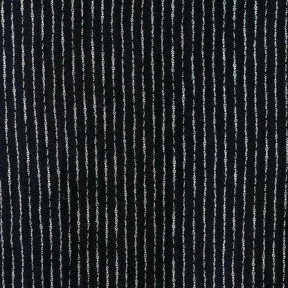 Men’s Kurume Chijimi Shirt – Black Stripes – Made in Japan