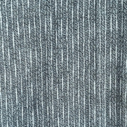 Men’s Kurume Chijimi Shirt – Black & Gray – Made in Japan