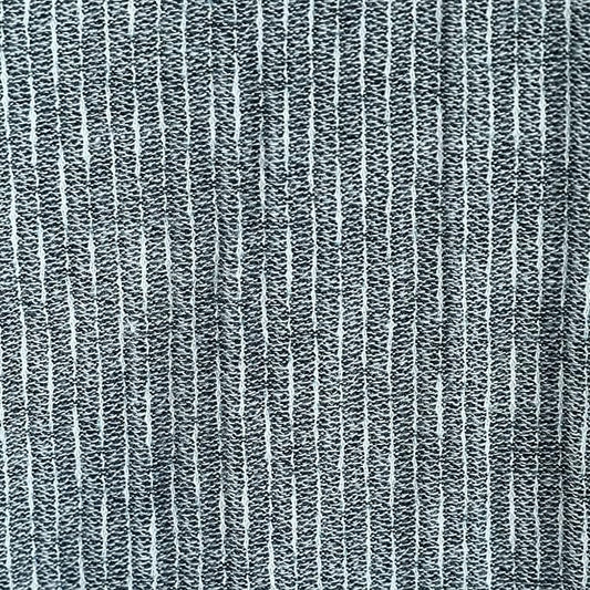 Men’s Kurume Chijimi Shirt – Black & Gray – Made in Japan