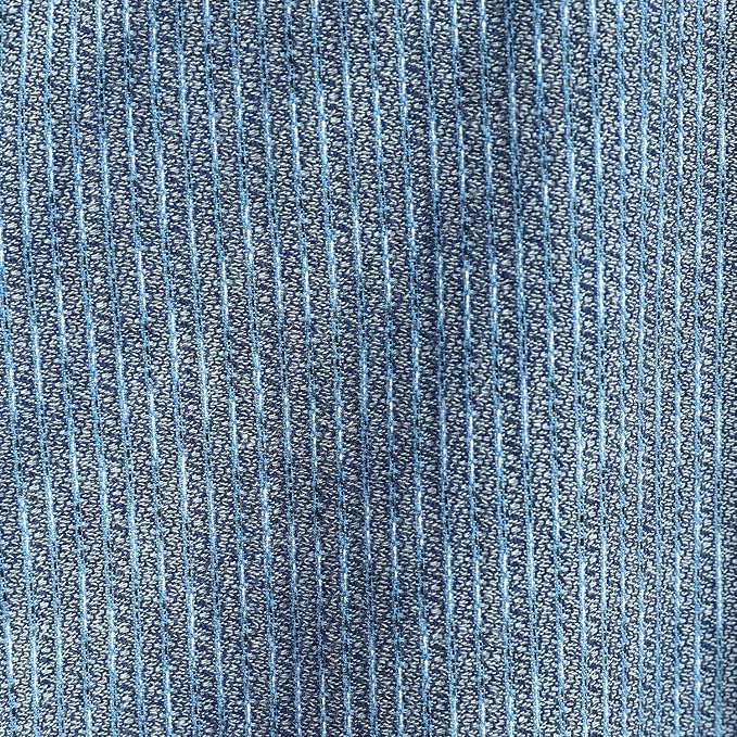 Men’s Kurume Chijimi Shirt – Blue &  Navy – Made in Japan