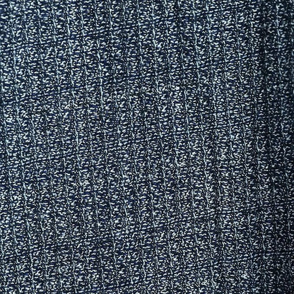 Men’s Kurume Chijimi Shirt – Indigo Navy & Gray – Made in Japan