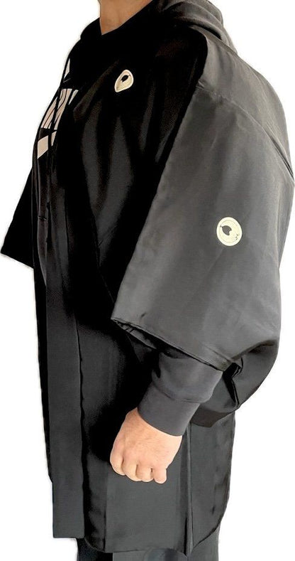Men's Haori antique - Agarifuji Montsuki Tiger VS Dragon