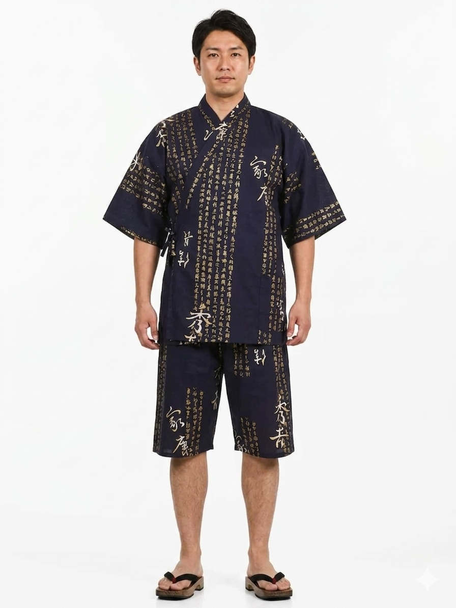 Hideyoshi Shogun Men’s Jinbei - Made in Kyoto, Japan