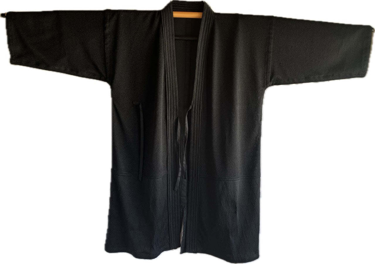 Men's Kendo Jacket  Breeze Knit Polyester, Sashiko Style – Size 4.5 Great for Summer