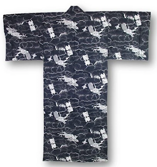 Men’s Ryujin Yukata  Dragon Japanese Cotton Yukata - Made in Japan