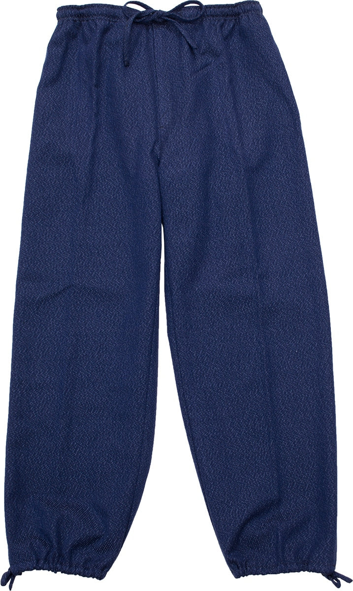 Men’s Samue Stripe Ori Navy blue Durable Cotton Made in Kurume Japan BujindoShop