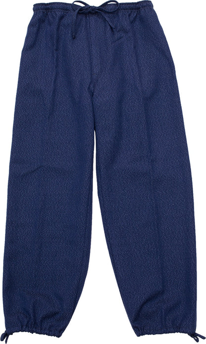 Men’s Samue Stripe Ori Navy blue Durable Cotton Made in Kurume Japan BujindoShop