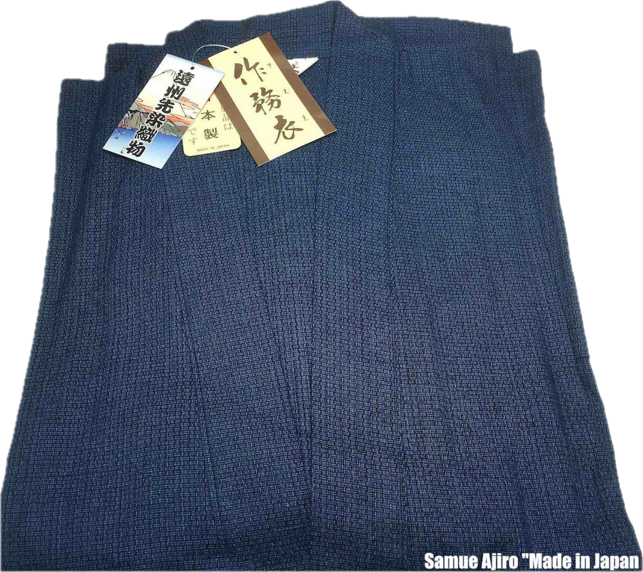Men's ShijiRasho Ajiro Samue Cotton Made in Enshū Japan BujindoShop