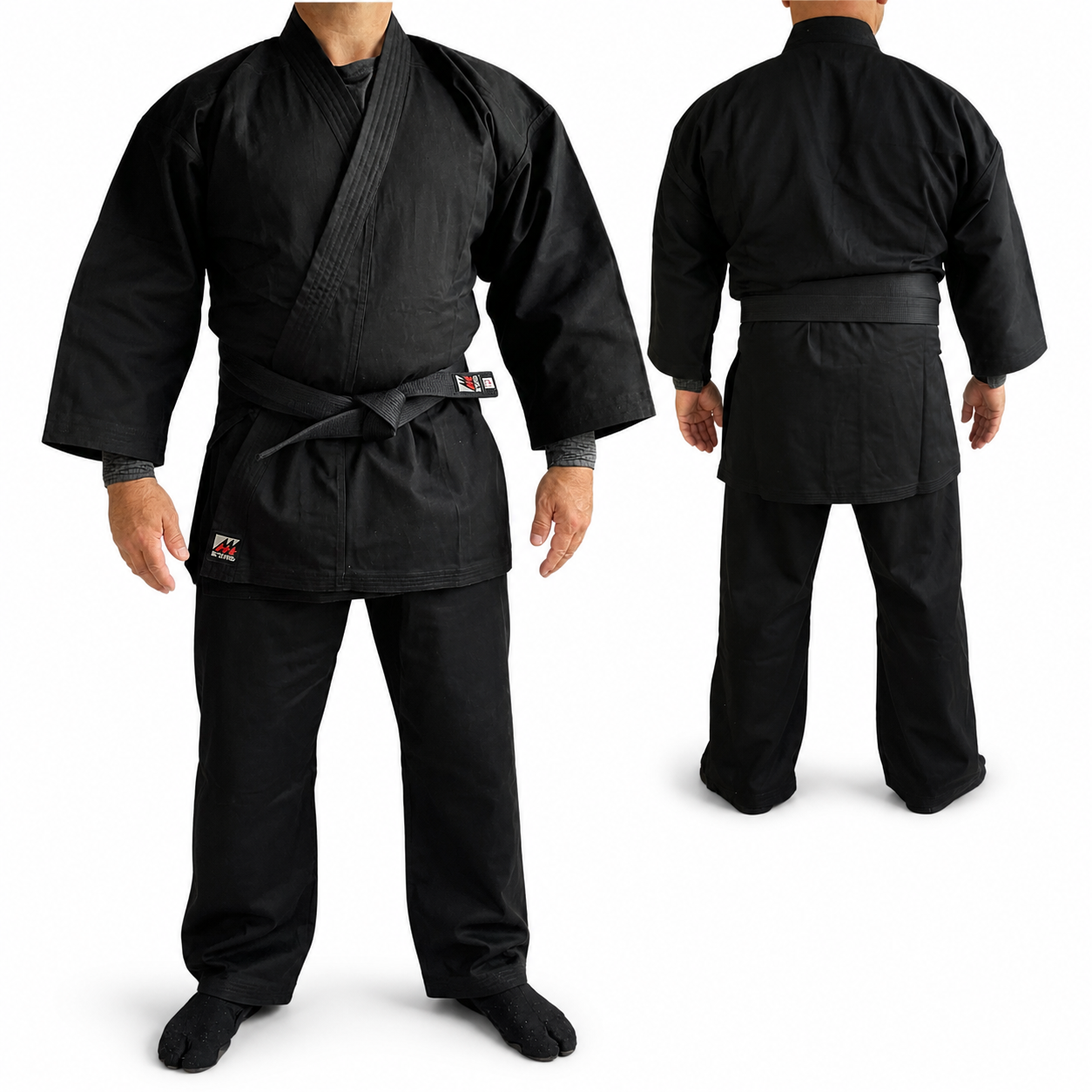 Mitsuboshi K-350 Black Ninjutsu Uniform Size 5