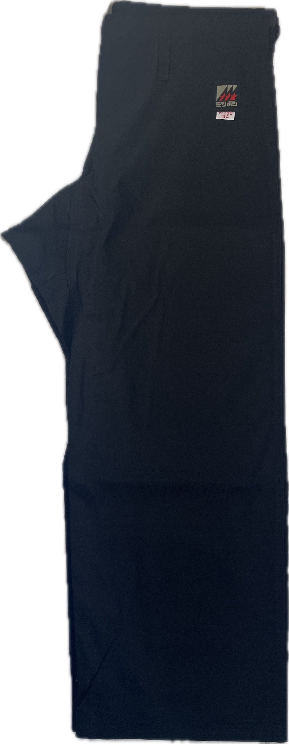 Mitsuboshi Ninjutsu Black Cotton Pants #11-Size 4 -  Made in Japan