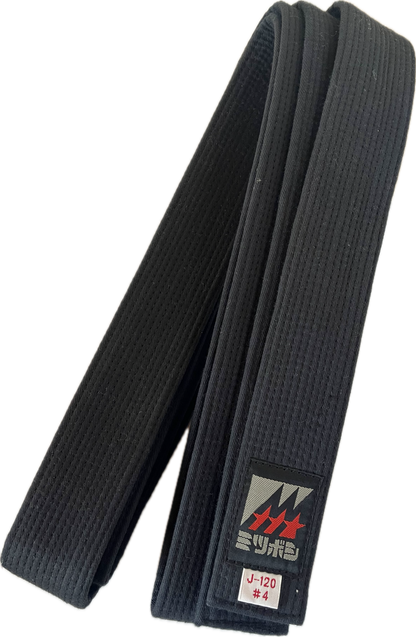 Mitsuboshi Black Belt Cotton J-120 Size 4 (275cm)