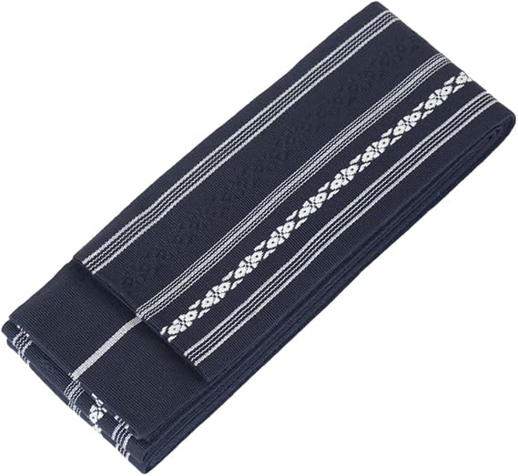 Kaku Obi Belt – Traditional Japanese Cotton Sash for Men – Made in Japan