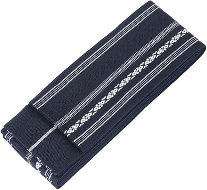Kaku Obi Belt – Traditional Japanese Cotton Sash for Men – Made in Japan