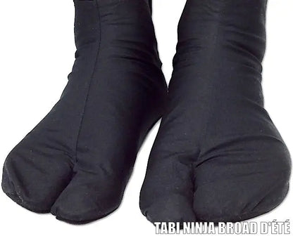 Ninja Tabi Black Cotton Broad 4 Kohaze BujindoShop