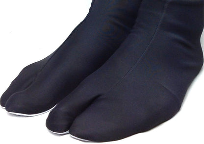 Ninja Tabi Stretch - Black Polyester with 5 Kohaze (4L