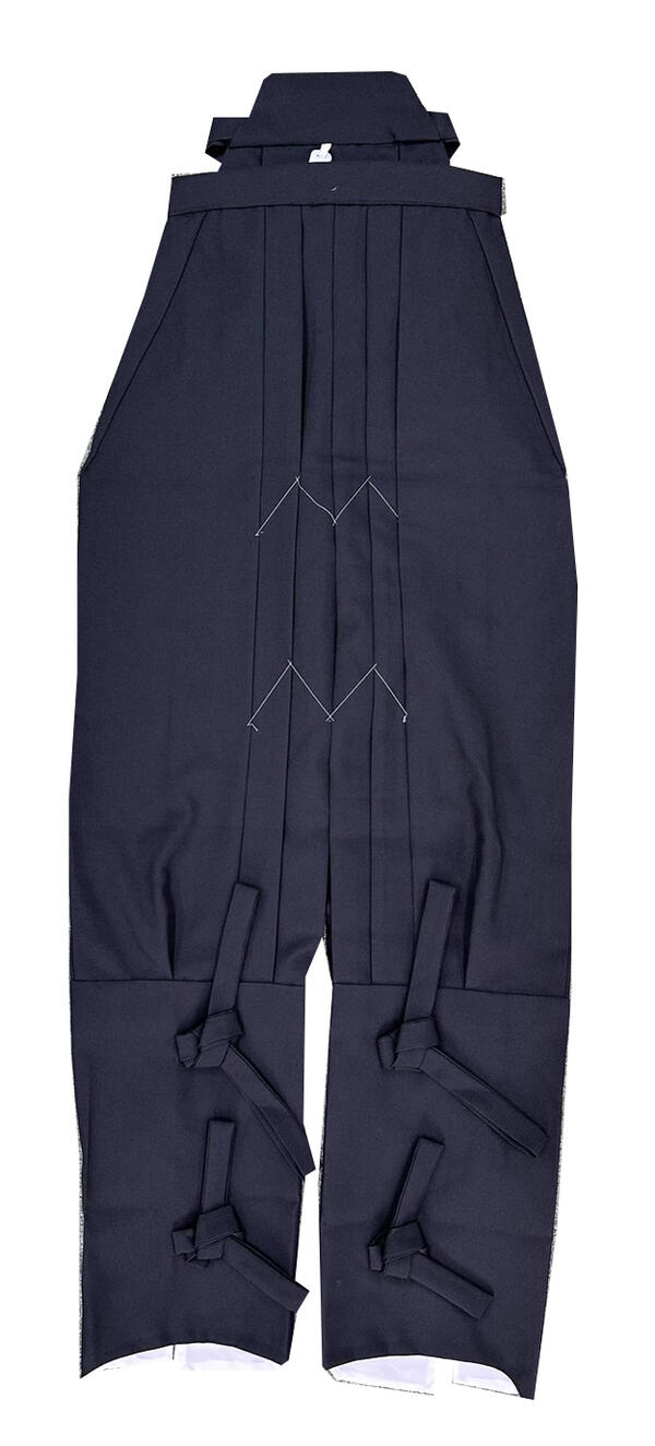 Ninja Tatsukebakama Polyester Black Japanese Hakama Pants for Shinobi