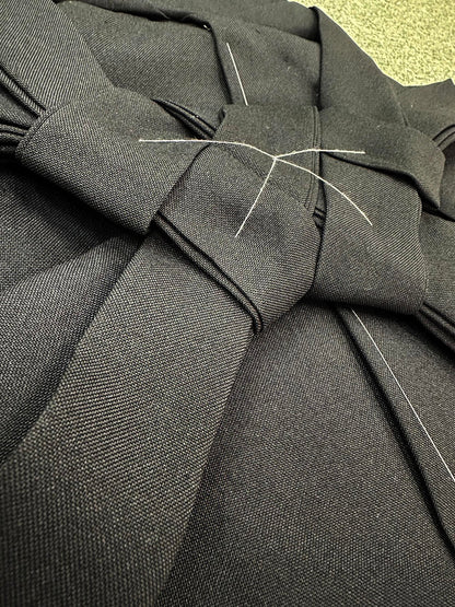 Ninja Tatsukebakama Polyester Black Japanese Hakama Pants for Shinobi